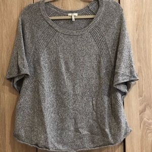 Joie short sleeve gray sweater